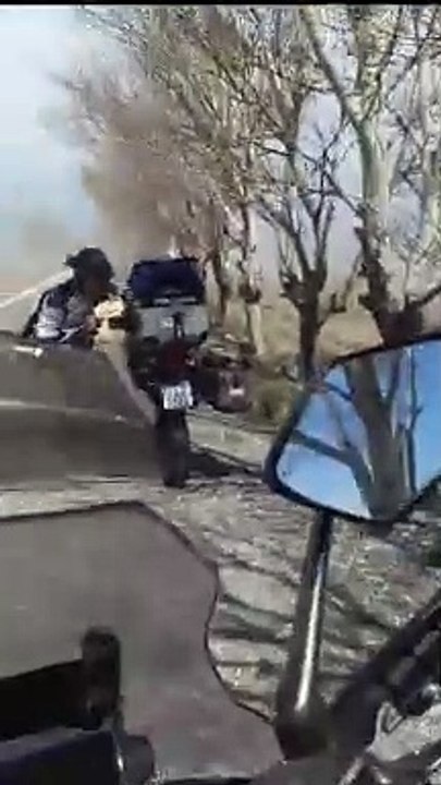 video falso motociclistas