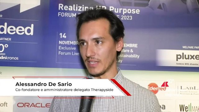 Forum Risorse Umane, De Sario (Therapyside): “Engagement dipendenti è sfida più grande risorse umane”