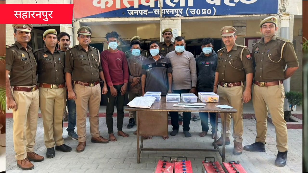 स्कॉर्पियो से पशु चोरी करने वाले गिरोह के सदस्य...