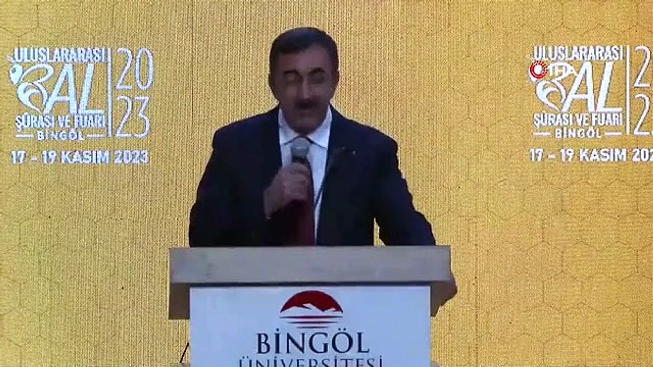 Cumhurbaşkanı Yardımcısı Yılmaz: "Son 20 yılda, 93 bin ton bal ihracatı yapılmış ve 316 milyon dolarlık ihracat geliri elde edilmiştir"