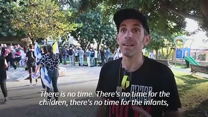 Israelis march to Jerusalem for return of Hamas-held hostages