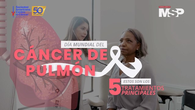 Día mundial del cáncer de pulmón: Los 5 principales tratamientos - #ExclusivoMSP