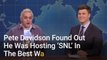 Pete Davidson Says Lorne Michaels Sent The Perfect Text After Rumors About 'SNL' Hosting Appearance Spread