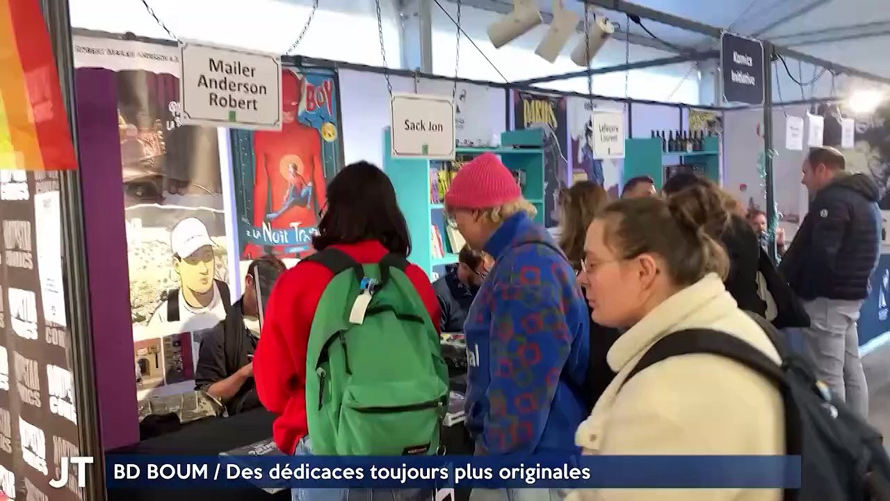 BD BOUM / Des dédicaces toujours plus originales
