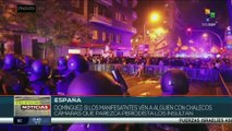 Comunicadores españoles denuncian agresiones e insultos durante protestas de extrema derecha