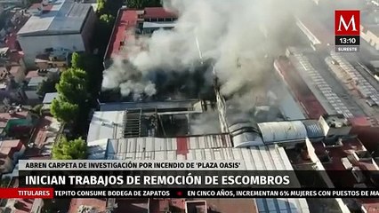 Así se ve hoy la Plaza Oasis en Tepito, tras el incendio de más de 15 horas