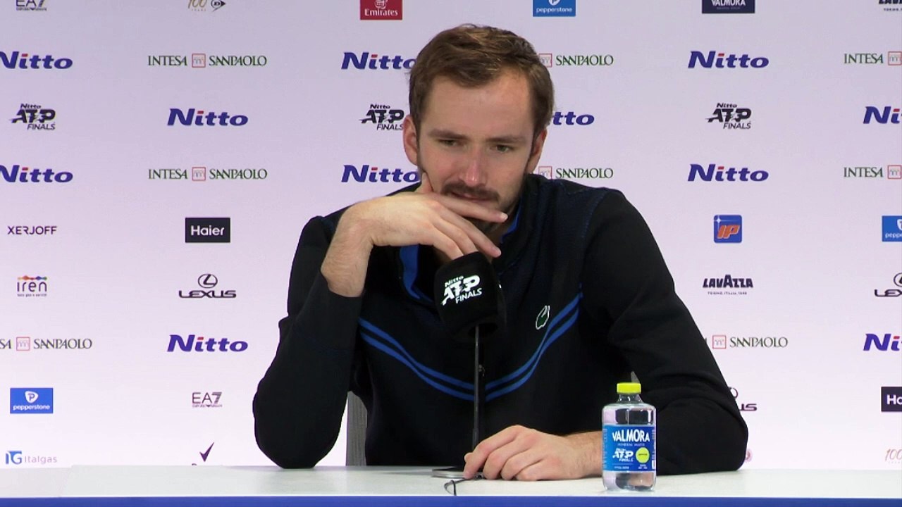 ATP Finals 2023 - Daniil Medvedev : “The thing is, when you are qualified but you still have a match to play, the energy is not the same”