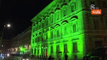 Il Senato illuminato di verde per la giornata mondiale contro il cancro ala cervice uterina