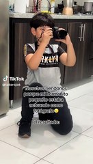 Niño dejó en 'shock' a su hermana al tomar fotos con cámara profesional