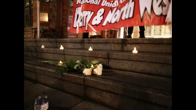 NUJ vigil for journalists killed in Gaza