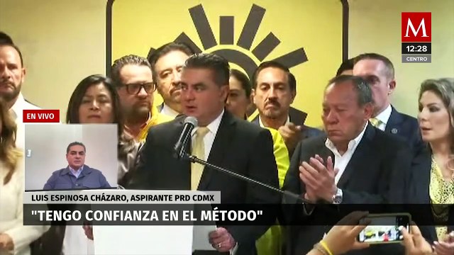 Tengo confianza en el método del Frente: Luis Espinosa Cházaro
