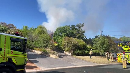 Crews respond to Chapman house fire