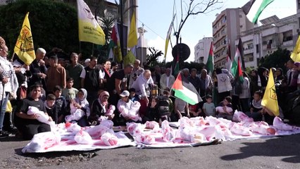 شاهد: مظاهرات في لبنان تضامنًا مع أطفال غزة