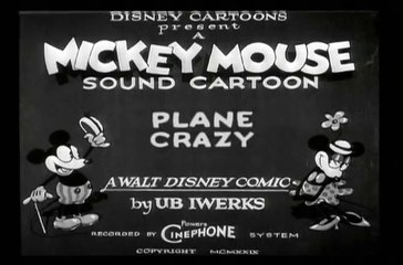 Mickey Mouse - Plane Crazy (L'Avion Fou) - Disney