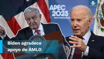 “No podría tener un mejor aliado que usted”, dice Biden a AMLO por tema migratorio