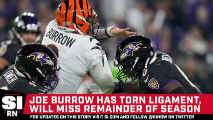 Bengals QB Joe Burrow Out For Season