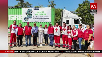 Universidad de Colima envía 19 toneladas de ayuda a damnificados en Guerrero