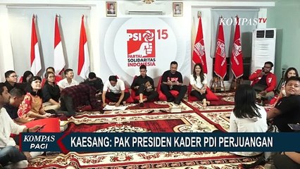 Respon Kaesang soal Peluang Jokowi Gabung PSI: Pak Presiden Kader PDI Perjuangan