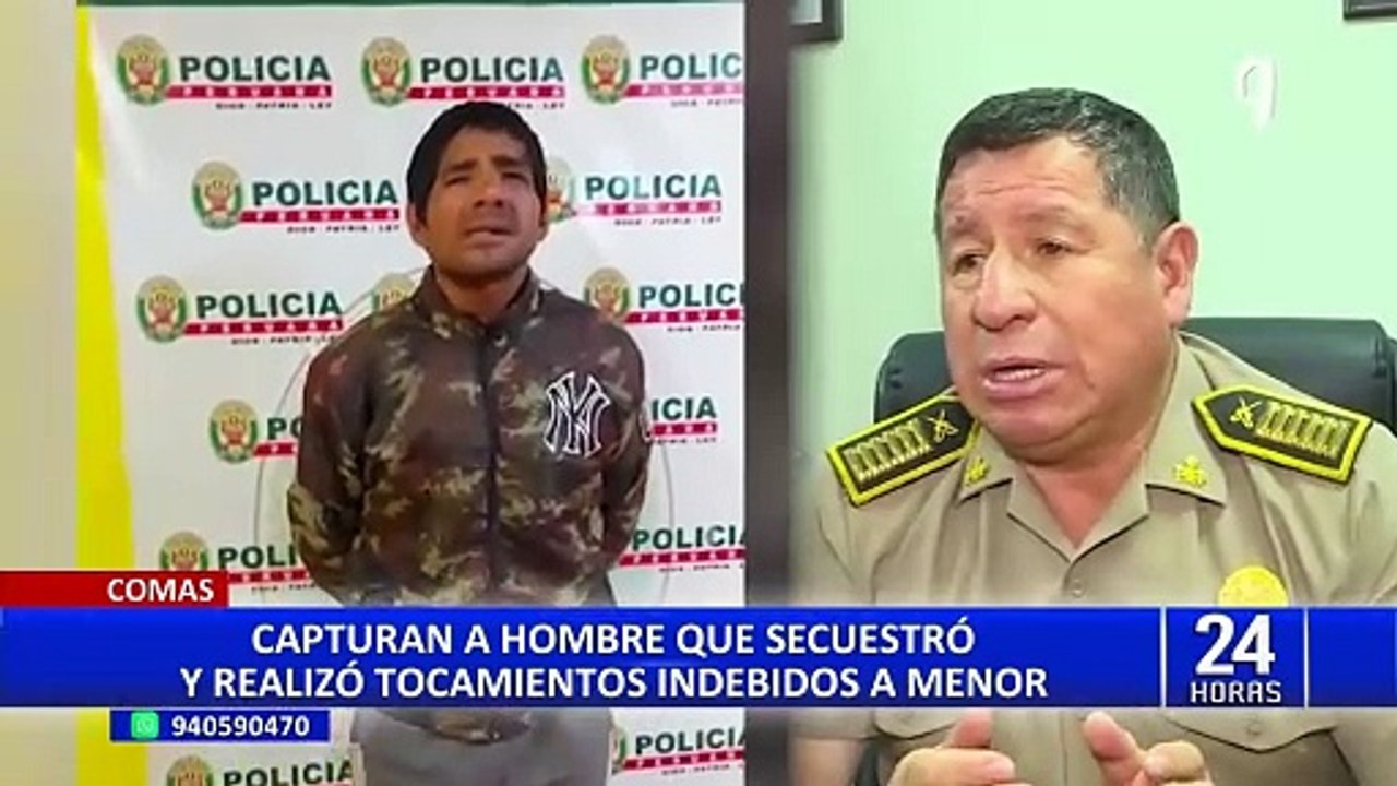 Comas: detienen a sujeto acusado de secuestrar a menor para realizarle tocamientos indebidos