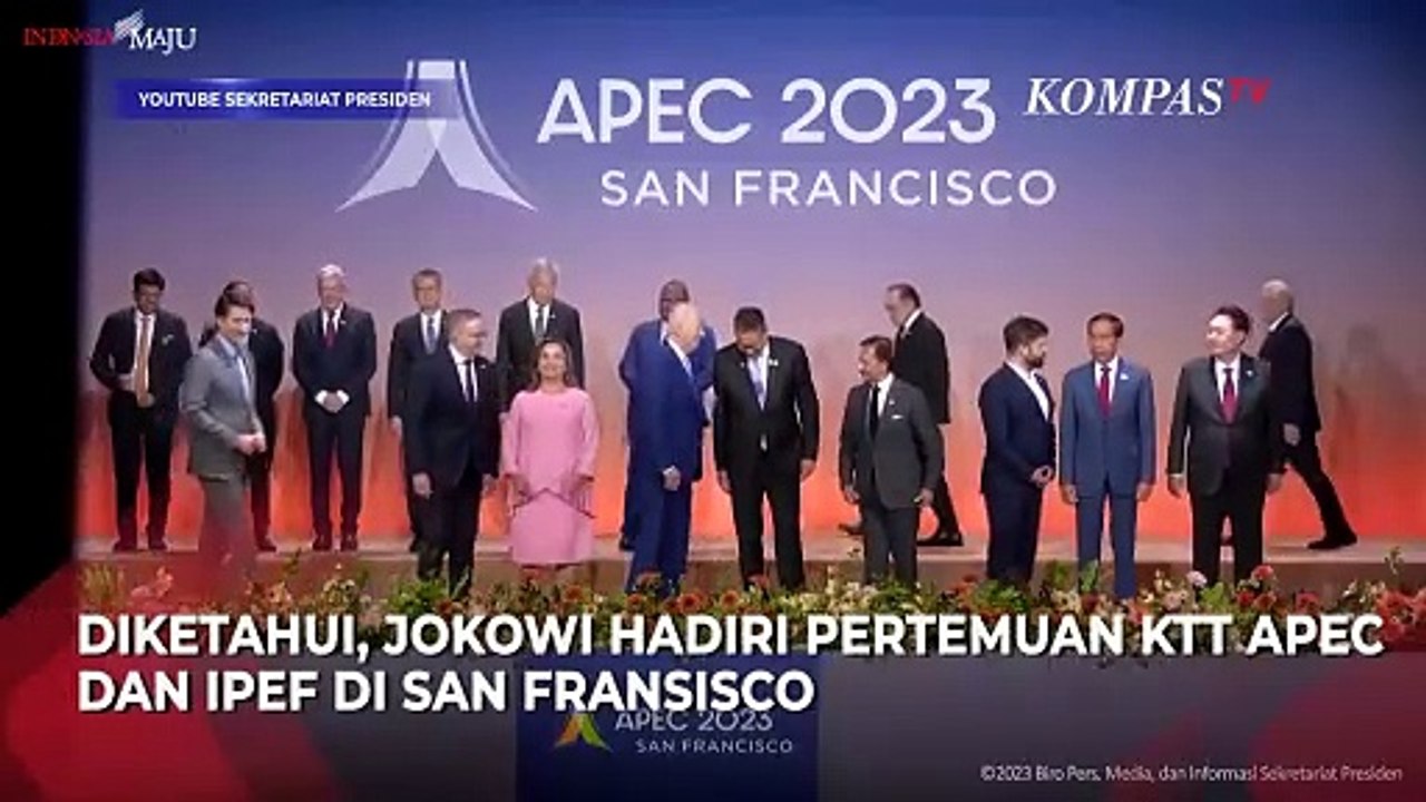 Detik-Detik Jokowi Kembali ke Indonesia dari San Fransisco Usai Hadiri KTT APEC