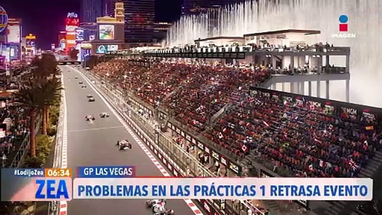¡FRACASO TOTAL!  Complicaciones importantes en el  Gran Premio de las Vegas | Imagen Deportes