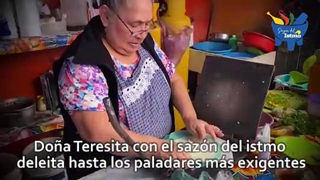 Doña Teresita con sus platillos con el sazón del istmo deleita hasta los paladares más exigentes