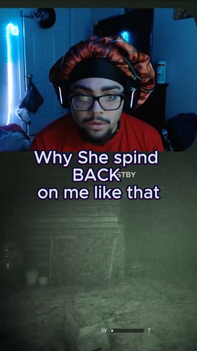 Why she spin back like that??