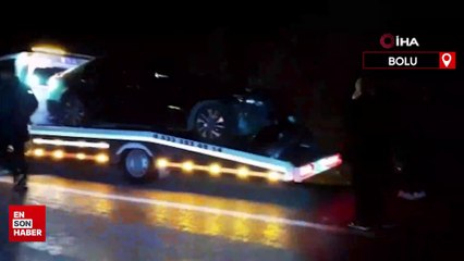 Bolu'da iki otomobil çarpıştı