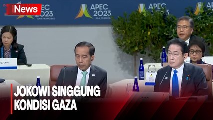 Singgung Kondisi Masyarakat di Gaza, Jokowi Dorong Pemimpin APEC Bertindak