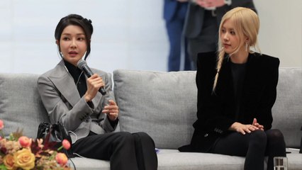김건희 여사, '블랙핑크' 로제 등과 '정신건강' 토의 / YTN