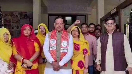 नागौर: पीएम मोदी की आज सभा, भाजपा प्रत्याशी अपने कार्यकर्ताओं के साथ हुए रवाना