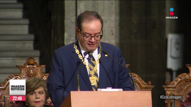 Leonardo Lomelí toma protesta como rector de la UNAM