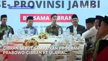 Gibran Rakabuming Temui Para Ulama di Jambi, Bahas Soal Ini