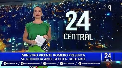 Vicente Romero renuncia al cargo de ministro del Interior
