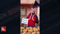 Dilan Polat’ı taklit eden pazarcı: Engin bana patates al