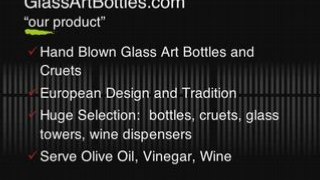 Hand Blown Glass Art Bottles and Cruets “The Perfect ...