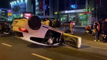 Kadıköy'de Otomobil Kazası: Motosiklet Sürücüsü Ağır Yaralandı, Sürücü Olay Yerinden Kaçtı