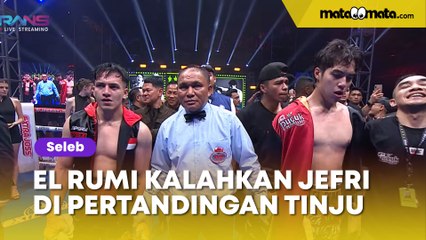 Menang Tipis, El Rumi Kalahkan Jefri Nichol di Pertandingan Tinju