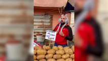 Pazarcı esnafı Dilan Polat'ı ti'ye aldı: Engiiinn, bana patates al