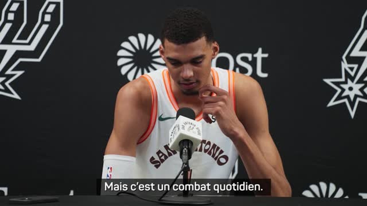 Spurs - Wembanyama : "C'est un combat quotidien, nous avons encore du chemin à faire"