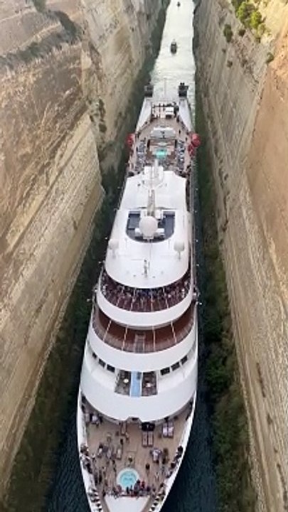 Cruise Ship Threads The Needle