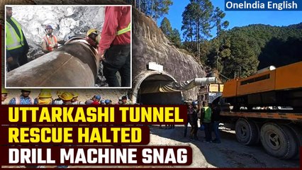 Uttarakhand Tunnel Collapse: Workers trapped for over 140 hours, rescue operations halted | Oneindia