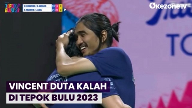 Vincent Duta Senang Meski Kalah Tanding Bulu Tangkis Lawan Artis Malaysia
