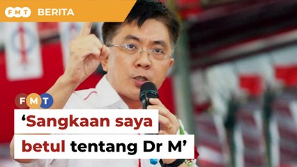 ‘Sangkaan saya betul’, kata bekas exco Johor berkait Dr M guna DAP