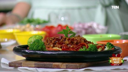 طريقة عمل بطاطا بحشوة الحمص و البصل مع الشيف فيفيان