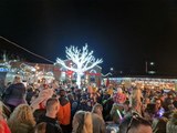 Fox Valley Christmas Lights switch on, Stocksbridge, Sheffield