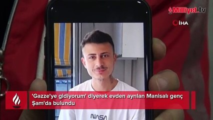 Manisa'dan Şam'a! Gazze için yola çıktı, işler planladığı gibi gitmedi... 'İnsan mutluluktan yıkılır mı?'
