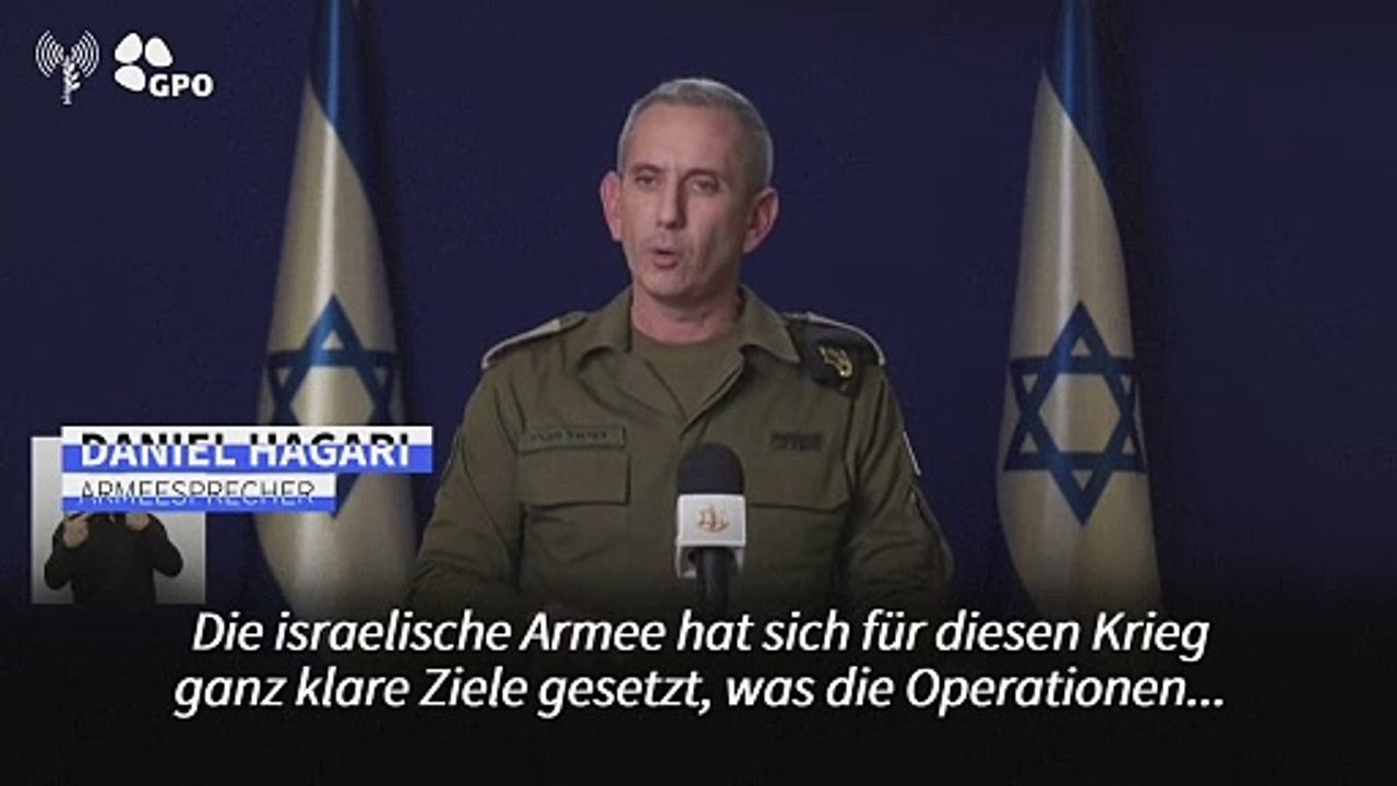 Israel: 'Die Hamas ist auch im Süden Gazas'