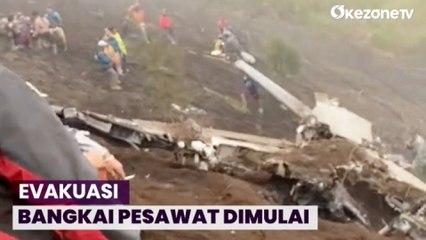 Evakuasi Bangkai Pesawat TNI AU di Pasuruan, Warga Pinjamkan Gerinda dan Motor