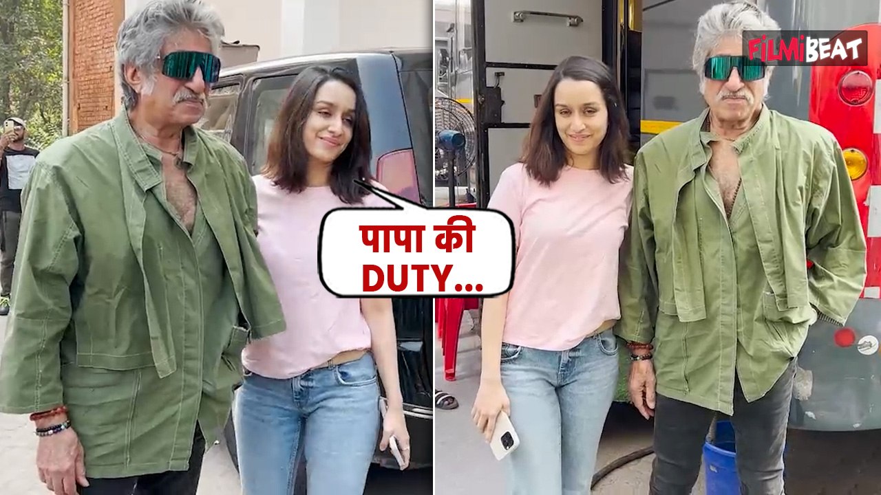Shraddha Kapoor बनी पापा Shakti Kapoor के लिए Driver, Shakti बोले- मेरा Driver बढ़िया, Video Viral!